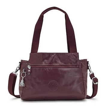 Kipling Elysia Metallic Skulderveske Burgunder | NO 1809OK